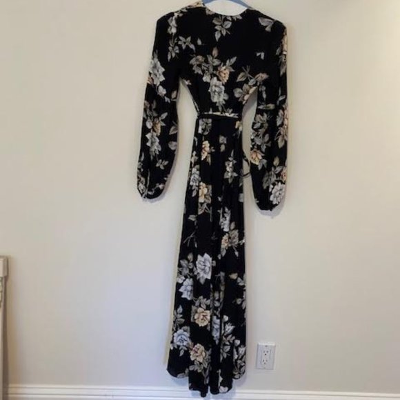 Christy Dawn Bergen Dress, Black Floral, XS - Picture 2 of 4